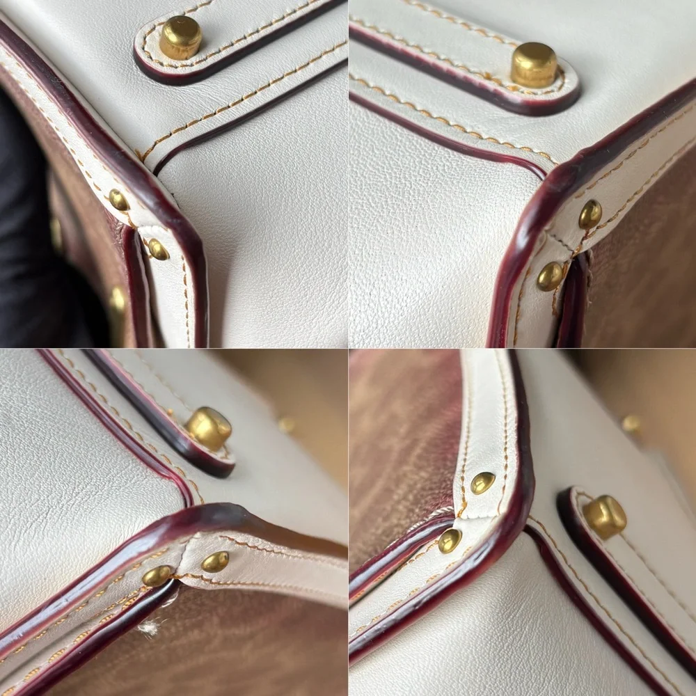 COACH Kisslock Dreamer 21 in Signature Canvas White